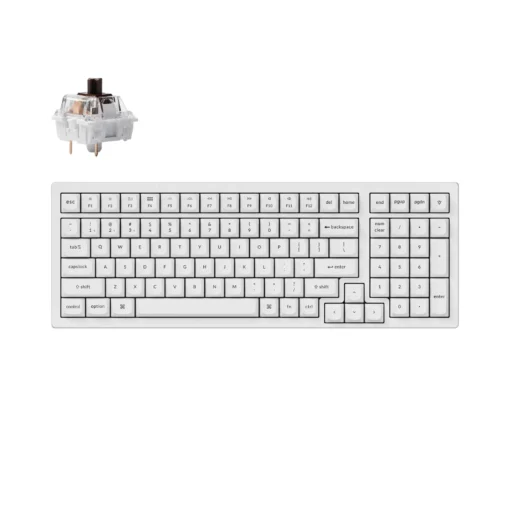 Геймърска Механична клавиатура Keychron K4 Pro HS Full-Size K Pro Brown Switch RGB