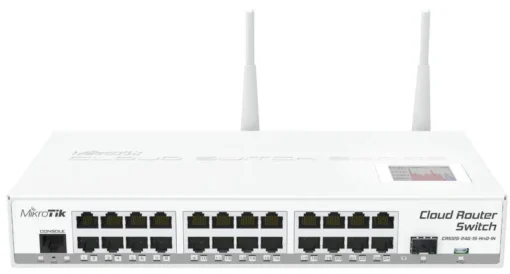 Рутер MikroTik CRS125-24G-1S-2HND-IN 2.4/5 GHz 24 порта PoE