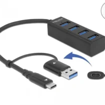 USB хъб 4 порта DELOCK-63828