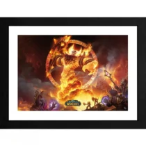 GBEYE WORLD OF WARCRAFT - Framed print "Ragnaros" (30x40)