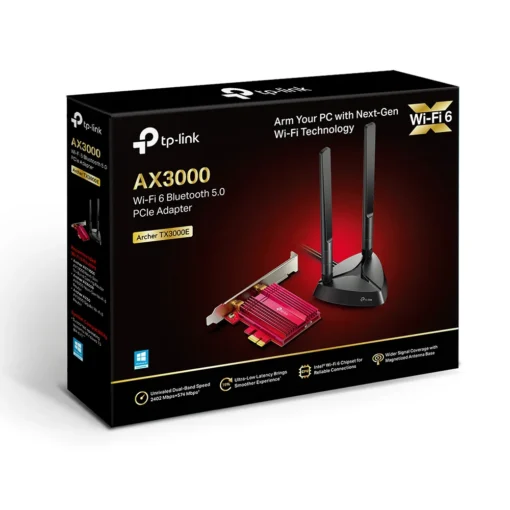 Bluetooth 5.0 PCIe адптер TP-Link Archer TX3000E Wi-Fi 6