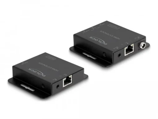 HDMI Extender (усилвател) DeLock Усилва HDMI сигнал до 40/70 м по UTP