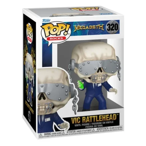 Фигурка Funko Pop! Rocks: Megadeth - Vic Rattlehead #320 Vinyl Figure - Image 2