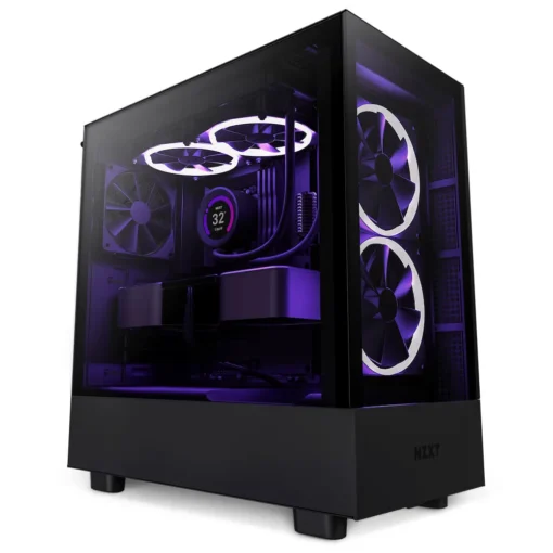 Кутия за компютър NZXT H5 Elite Matte Black Tempered Glass Mid-Tower