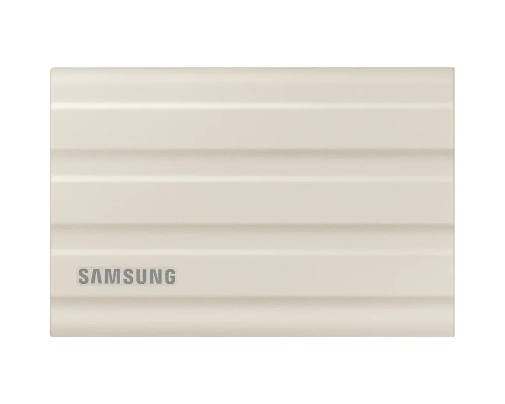 Външен SSD диск Samsung T7 Shield 1TB USB-C Бежов
