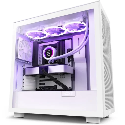 Кутия за компютър NZXT H7 Flow Matte White