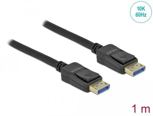 Кабел Delock DisplayPort 2.0 мъжко – DisplayPort мъжко