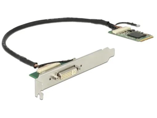 Адаптер Delock PCIe към DVI-I