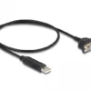 Адаптер DeLock USB 2.0 - RS-232 D-Sub 9 женско 50 см