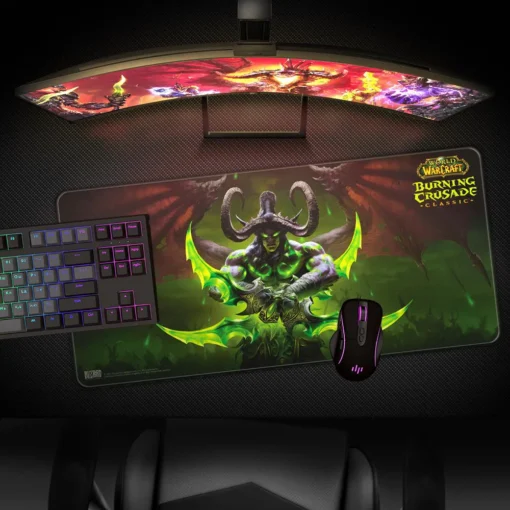 Геймърски пад World of WarCraft Burning Crusade - Illidan, XL - Image 3