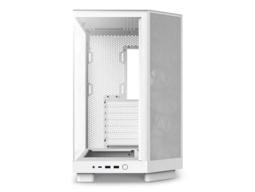 Кутия за компютър NZXT H6 Flow Matte White - Middle Tower - Image 2