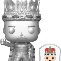 Фигурка Funko Pop! Rocks: Queen - Freddie Mercury King (Platinum) with Pin (Special Edition) #184