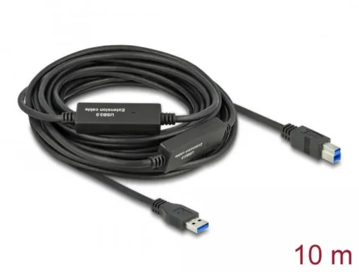 Кабел Delock USB-A - USB-B USB 3.2 10м