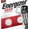 Бутонна батерия литиева ENERGIZER CR2025 3V 2 бр. в блистер