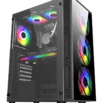 Кутия за компютър FSP CMT192 TG ATX Mid Tower Черна