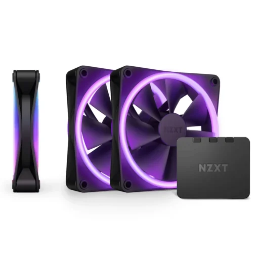 Комплект вентилатори NZXT F120 RGB Duo Black 3бр RGB Контролер