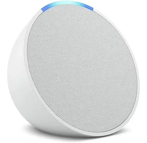 Преносима смарт тонколона Amazon Echo Pop Bluetooth Alexa Бяла