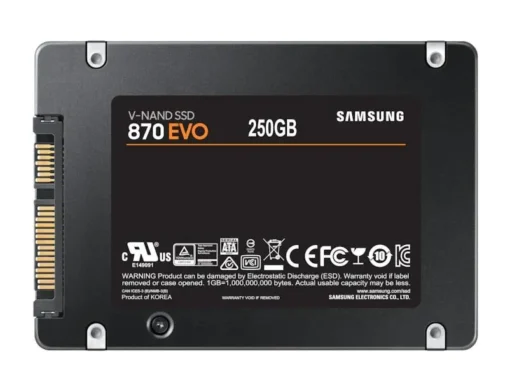 SSD диск SAMSUNG 870 EVO SATA 2.5 250GB SATA 6 Gb/s MZ-77E250B/EU