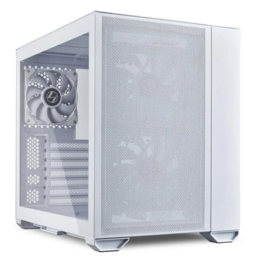 Кутия за компютър Lian Li O11 Air Mini Tower Tempered Glass Бяла