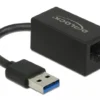 Мрежова карта Delock 66039 USB-A - RJ45 USB 3.2 Gen 1 AX88179A Gigabit Ethernet