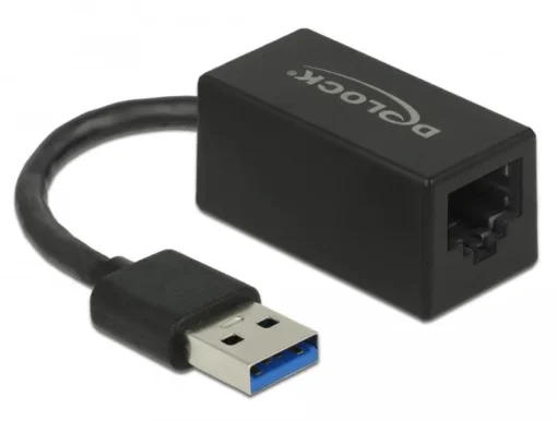 Мрежова карта Delock 66039 USB-A - RJ45 USB 3.2 Gen 1 AX88179A Gigabit Ethernet