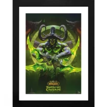 GBEYE WORLD OF WARCRAFT - Framed print "Illidan" (30x40)