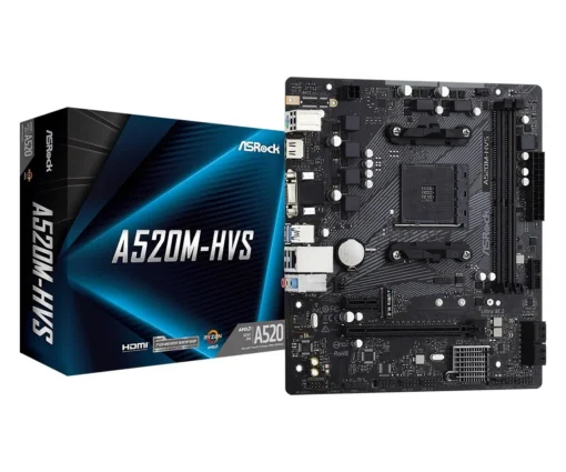 Дънна платка ASRock A520M-HVS Socket AM4 mATX