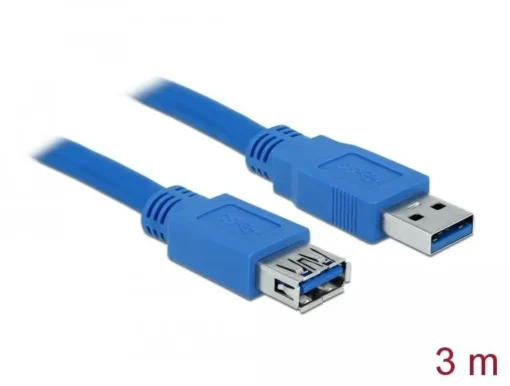 Удължителен кабел Delock USB-A мъжко – USB-А женско