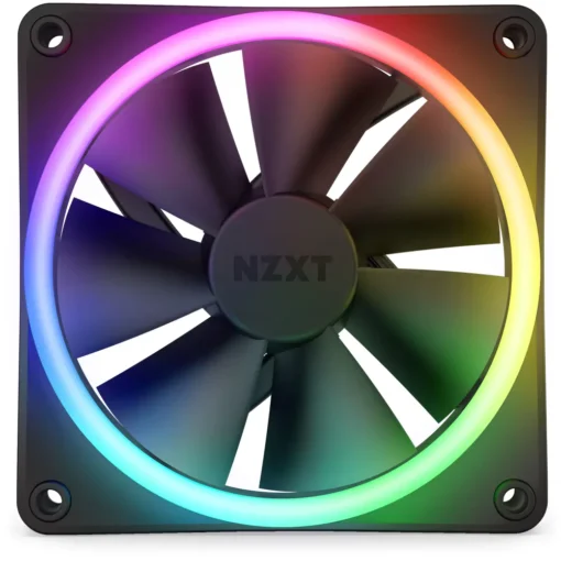 Вентилатор NZXT F120 RGB Duo Черен