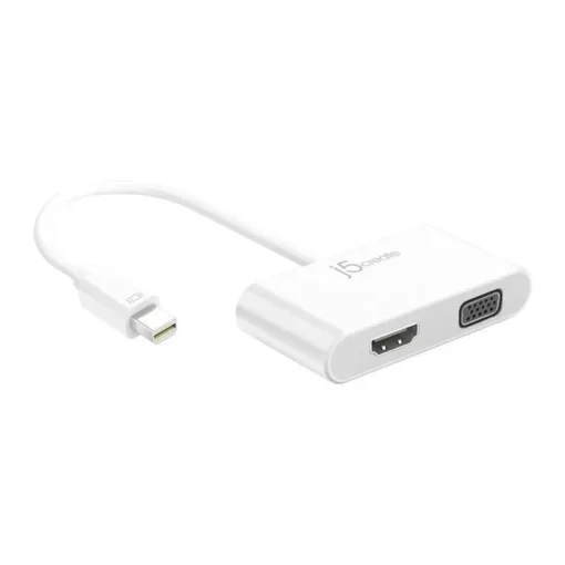 Адаптер j5create JDA172 mini DisplayPort мъжко - HDMI / VGA женско 4K 125мм