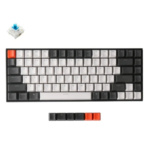 Геймърска Механична клавиатура Keychron K2 Hot-Swappable Compact Gateron Blue Switch White LED Gateron Blue Switch