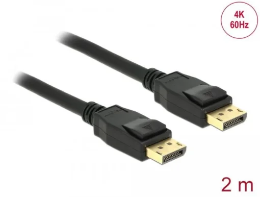 Кабел Delock DisplayPort мъжко – DisplayPort мъжко