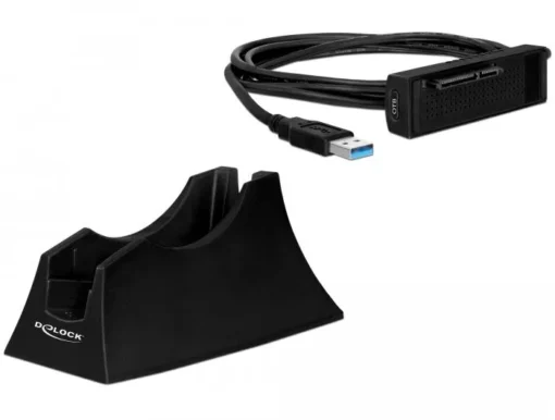 Външна докинг станция Delock За 2.5Prime; / 3.5Prime; SATA HDD / SSD Backup