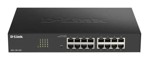 Суич D-Link DGS-1100-16V2 16 портов 10/100/1000 Gigabit Smart Switch управляем