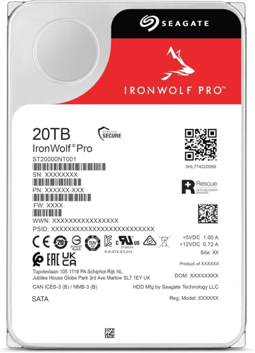 Хард диск SEAGATE IronWolf ST20000NT001