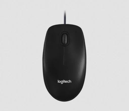 Мишка за компютър с кабел оптична LOGITECH M100