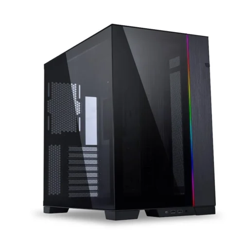 Кутия за компютър Lian Li PC-O11 Dynamic EVO Mid-Tower Tempered Glass Черна