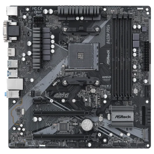 Дънна платка ASROCK B450M Pro4 R2.0