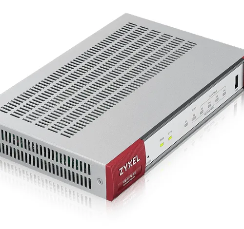 Защитна стена ZYXEL USG FLEX 100 UTM BDL 10/100/1000 4x LAN/DMZ 1x WAN 1xSFP 1xUSB с включени лицензи за