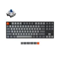 Геймърска Механична клавиатура Keychron K8 TKL Hot-Swappable Gateron Optical Blue Switch RGB