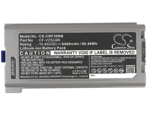 Батерия за лаптоп Panasonic Toughbook CF-30 CF-31 CF-53  CF-VZSU46   1065V 8400mAh CAMERON