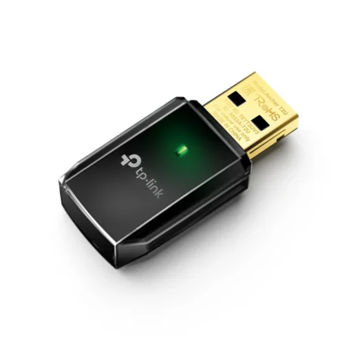 Безжичен двулентов USB адаптер TP-Link AC600 Archer T2U