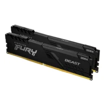 Памет за компютър Kingston FURY Beast Black 16GB(2x8GB) DDR4 3200MHz KF432C16BBK2/16