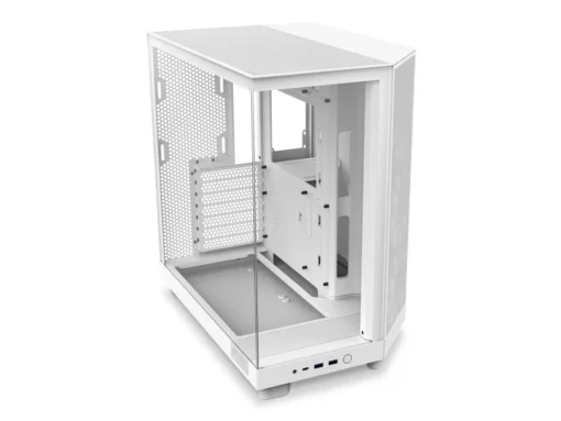 Кутия за компютър NZXT H6 Flow Matte White - Middle Tower - Image 3