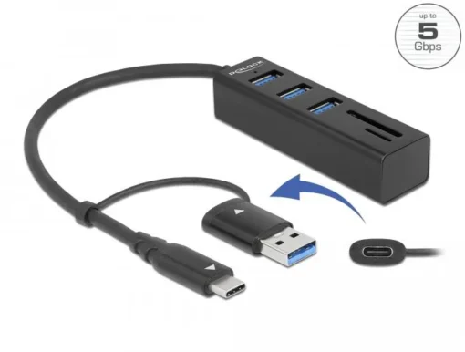 USB Хъб 3 порта DELOCK-63859