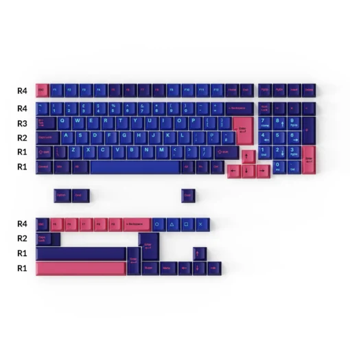 Капачки за механична клавиатура Keychron Cherry Profile Double - Shot PBT Full Set 219 Keycaps -