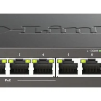 Суич D-Link DGS-1008P 4x PoE + 4 x стандартни 10/100/1000 Gigabit