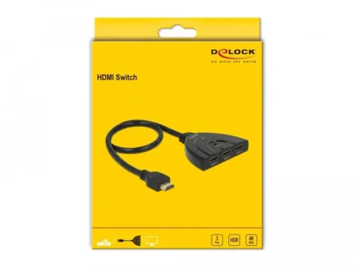 3 портов HDMI суич Delock 18600