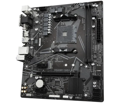 Дънна платка GIGABYTE A520M-S2H, Socket AM4 - Image 2