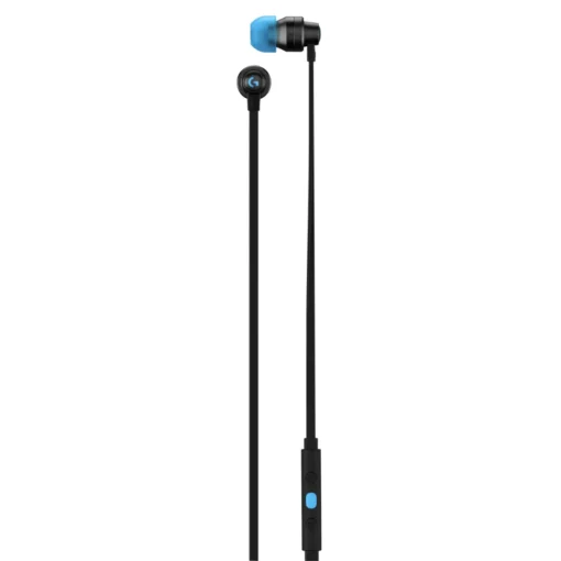 Геймърски слушалки с микрофон Logitech G333 In-ear 3.5 mm + USB-C adapter